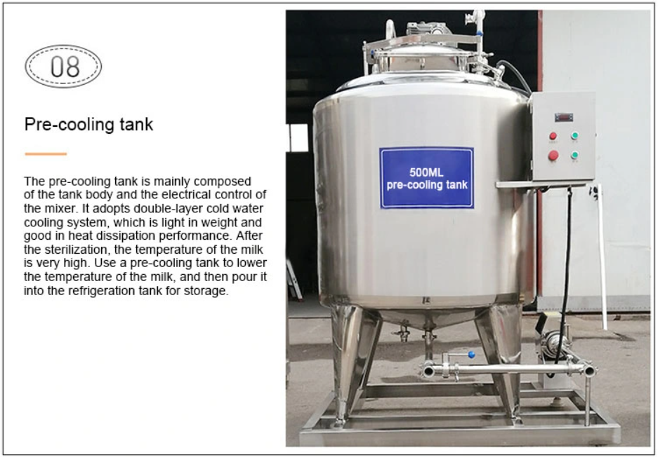 Per-cooling tank