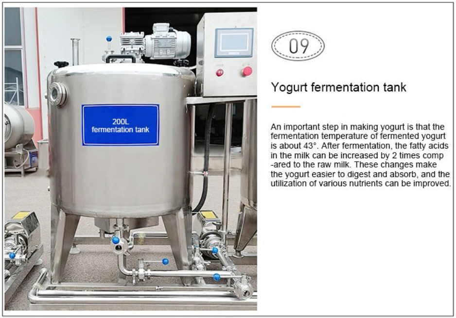 Yogurt fermentation tank