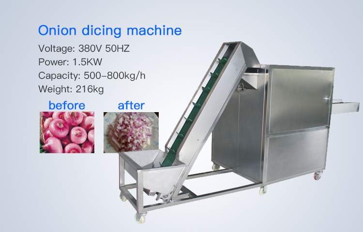 Vegetable Onion Dicing Machine Onion Cube Cutter