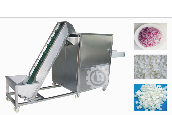 vegetable cube cutting machine