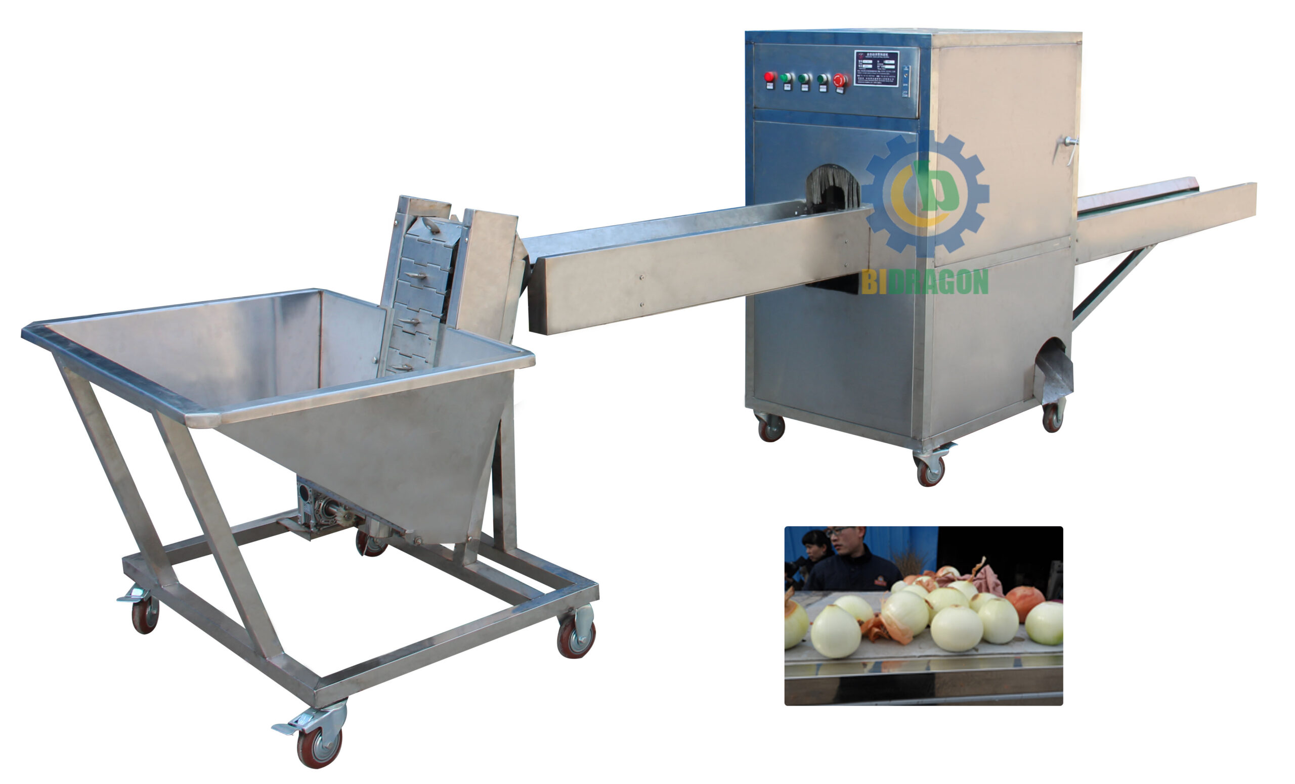 Automatic Shallot Skinner Shallot Peeling Machine