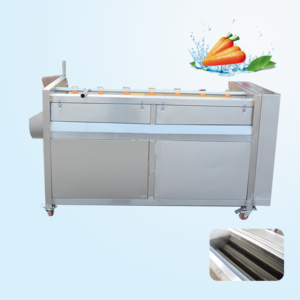 Factory Price Brush Roller Vegetable Fruit Washing Machine Potato Peeler Machine High Quality Mango Cleaning Machine