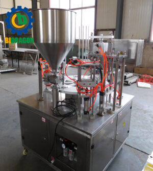 Pe Cup for Sugar Packing Machine Filing Machine Where Ice Cream Cup Plastic Cup Sealing Machine Milk Tea