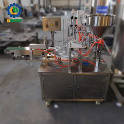 Pe Cup for Sugar Packing Machine Filing Machine Where Ice Cream Cup Plastic Cup Sealing Machine Milk Tea