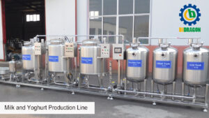 Fully automatic yoghurt maker machine industrial dairy product milk yogurt production line