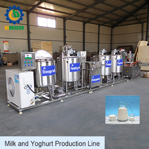 Complete automatic yoghurt production line