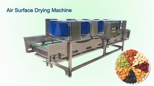 Industrial tunnel type vegetable washing and air dry dewatering machine vegetable drying mahine