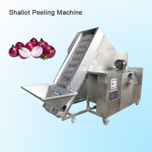 Full Automatic Machine 2 Belt Onion Peeling Onion Processing Line