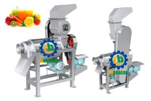 Large hopper apple pineapple pear carrot juice extractor machine with fruit crushing apple juice extracting machinesSprial