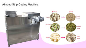 Automatic Peanut Slicing Machine/ Nut Peanut Stripe Cutting Machine