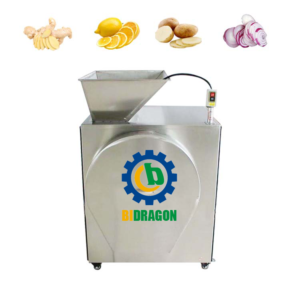 500kg Per Hour Stainless Steel Ginger Slicing Machine / Ginger And Garlic Slicing Machine For Sale