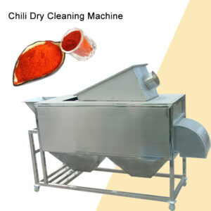 Automatic dry way red chili cleaning machine