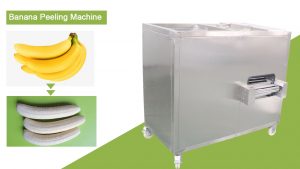 300kg Industrial Stainless Steel Green Banana Raw Banana Peeling Machine Green Plantain Peeler For Fruit Machine