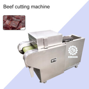 High Speed Industrial Beef Cutter Electric Chicken Slicer Fresh Meat Cutting Machine