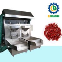 Automatic chili pepper roasting machine fully auto industrial chilli red peppers electric gas rotary drum roaster price for sale