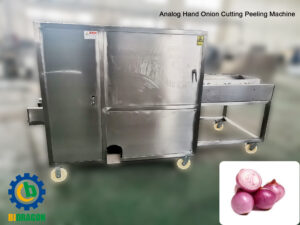 Without Damage Analog Hand Onion Peeling Cutting Machine