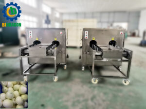 Automatic Vegetable Cutting Machine SUS304 Onion Peeling Machine