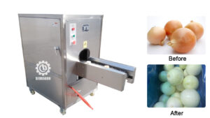 Onion Root Cutter Onion Peeler Automatic Onion Root and Head Cutting Machine