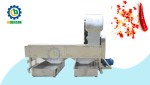 Hot Selling Carrot Strip Cutter Automatic Cabbage Shredder Dry Skin Separating Machine/ Red Chili Seeds Removing Machine