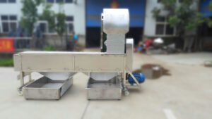 Commercial Dried Chilli Pepper Processing Line With Chili Stalk Cutter And Seed Removing Machine