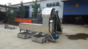 Commercial Dried Chilli Pepper Processing Line With Chili Stalk Cutter And Seed Removing Machine