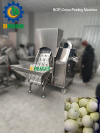 Automatic Onion Peeling Machine Onion Slices Processing Line