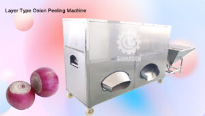 Full Automatic Onion Skin Peeler Onion Peeling and Cutting Machine