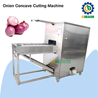 Onion Concave Cutting Peeling Machine