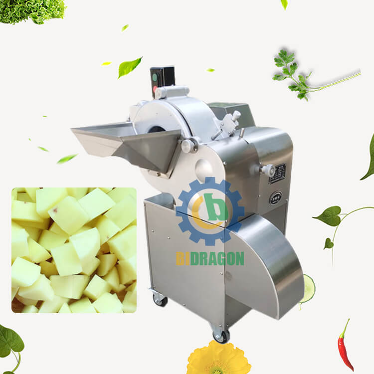 Fruit Vegetable Dicing Machine Strawberry Cube Cutting Machine Okra Cutting Machines