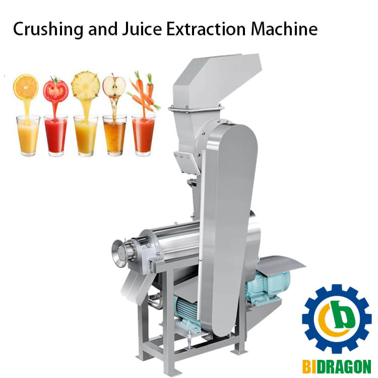 Multifunctional Fruits and Vegetable Spiral Screw Cold Juice Extractor Extraction Machine