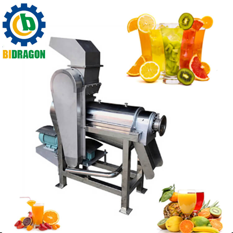 Multifunctional Fruits and Vegetable Spiral Screw Cold Juice Extractor Extraction Machine