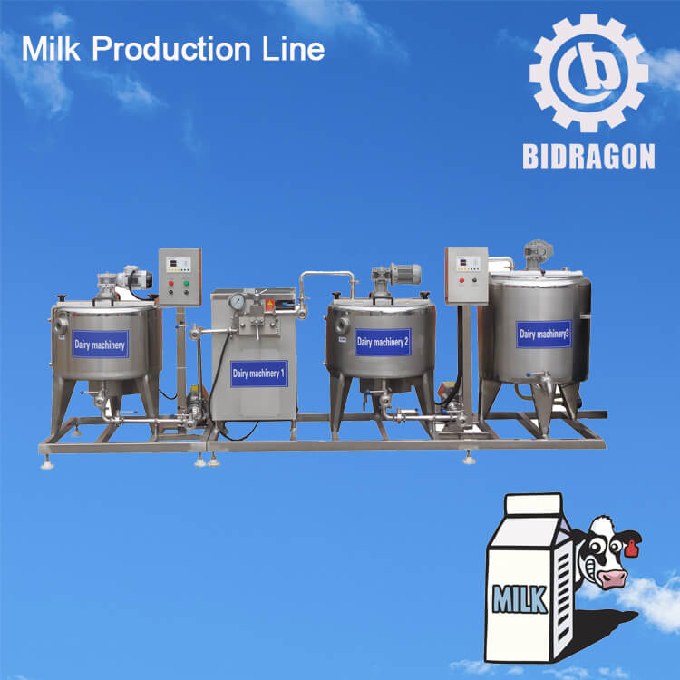 Top Quality Pasteurized Milk Production Line Milk Filling Packing Machine