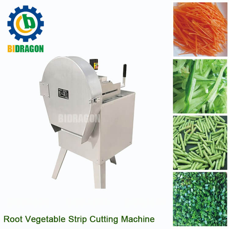 Factory Supply Fruit Potato Carrot Stripe Cutting Slicing Chopping Processing Machine / Vegetable Strip Cutting Machine