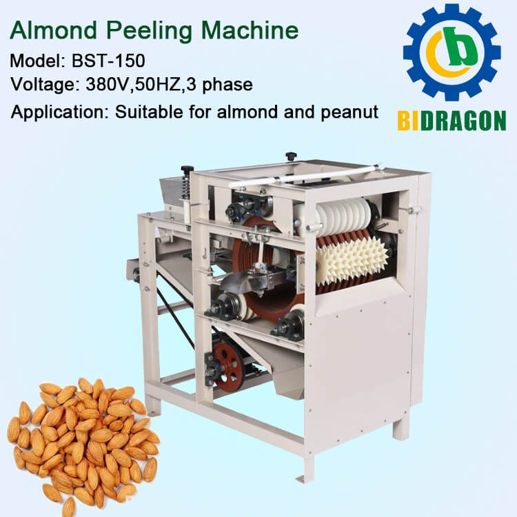 Made In China Commercial Hazelnut Almond Processing Machine For Peanut Soybean Almond Peeler Peeling