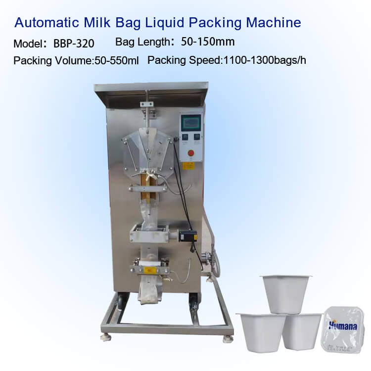 Fully Automatic Premade Doypack Pouch Bag Liquid Milk Yogurt Cream Packing Machine