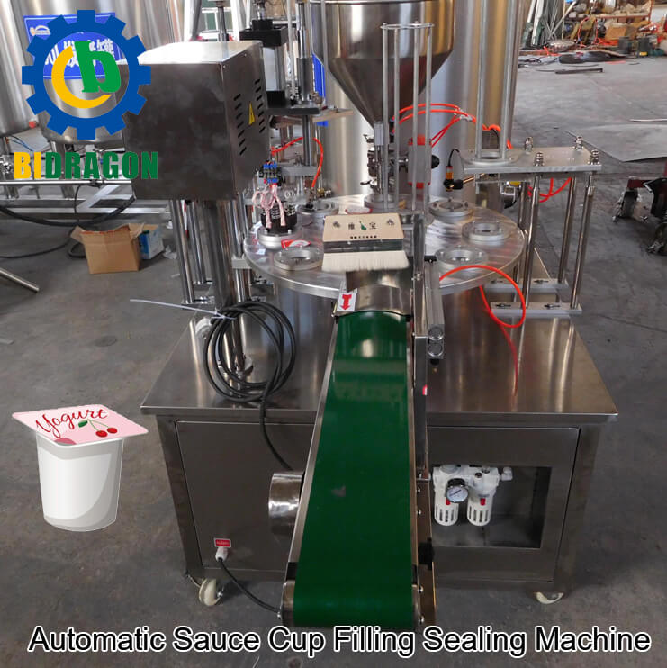 Milk Packing Liquid Plastic Cup Filling And Sealing Machine