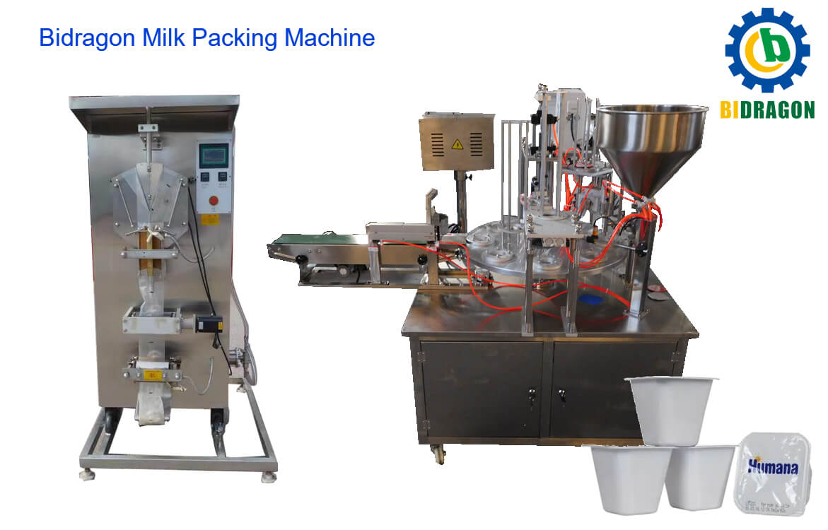 Rotary Cup Yoghurt Milk Water Sealing Machine Filling Packing