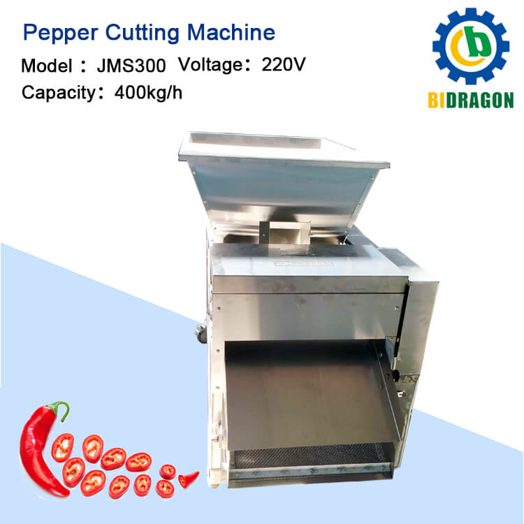 Stainless Steel Chilli Pepper Stipe Cutting Remover Machine