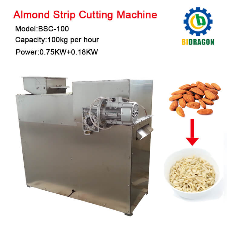 High Output Almond Strip Cutting Machine for Production Line